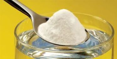 Bicarbonato di sodio per il trattamento dei funghi